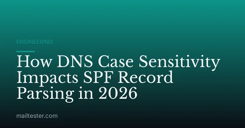 How DNS Case Sensitivity Impacts SPF Record Parsing in 2026
