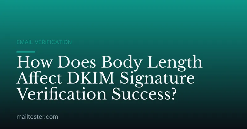 How Does Body Length Affect DKIM Signature Verification Success?