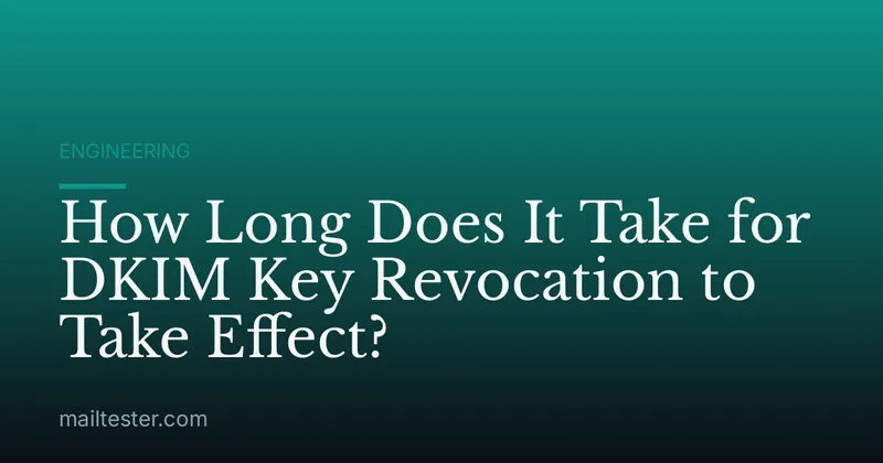 How Long Does It Take for DKIM Key Revocation to Take Effect?