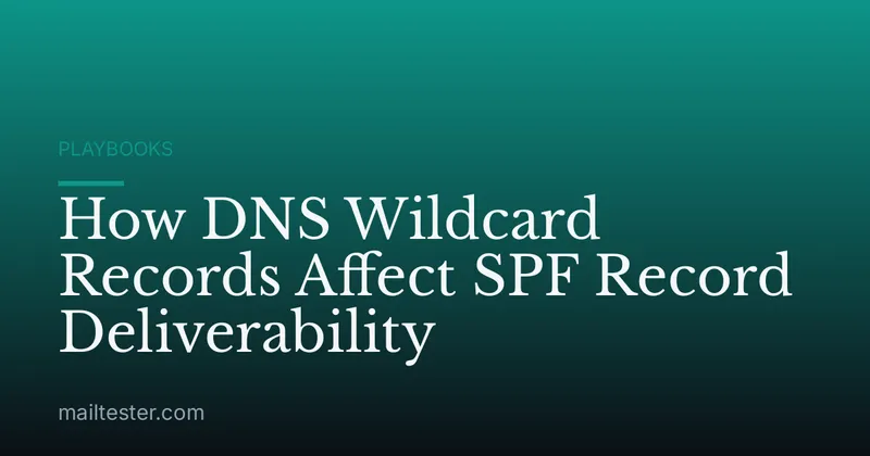 How DNS Wildcard Records Affect SPF Record Deliverability