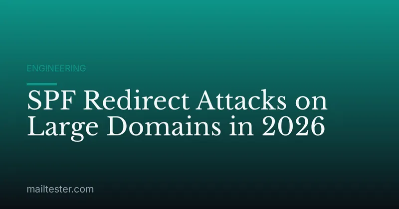 SPF Redirect Attacks on Large Domains in 2026
