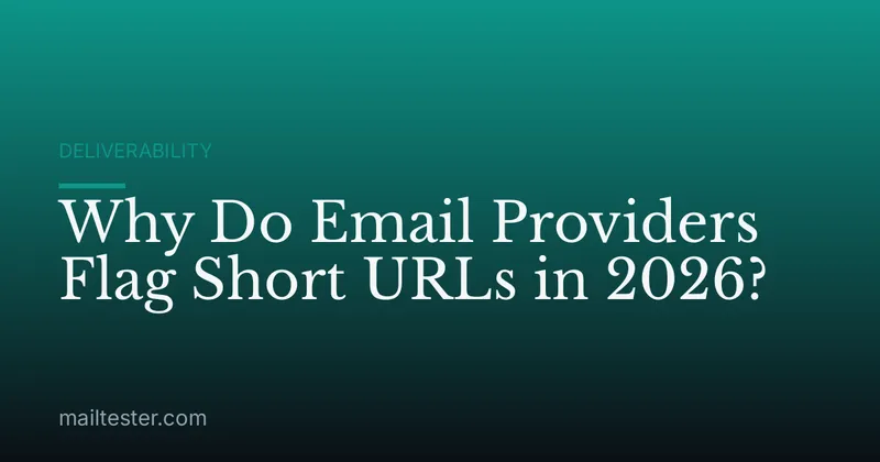 Why Do Email Providers Flag Short URLs in 2026?