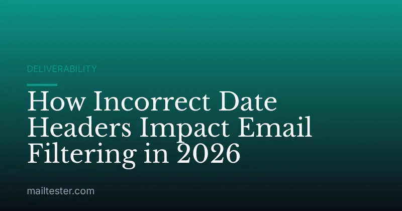 How Incorrect Date Headers Impact Email Filtering in 2026
