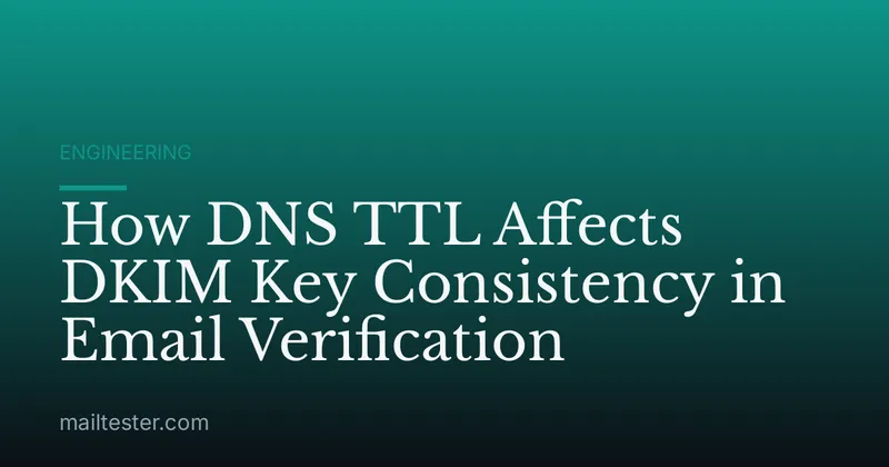 How DNS TTL Affects DKIM Key Consistency in Email Verification