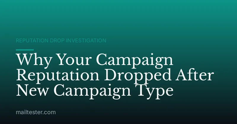 Why Your Campaign Reputation Dropped After New Campaign Type