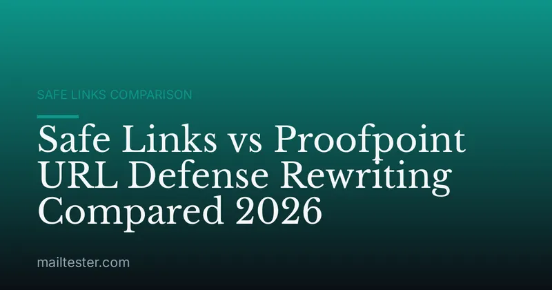 Safe Links vs Proofpoint URL Defense Rewriting Compared 2026