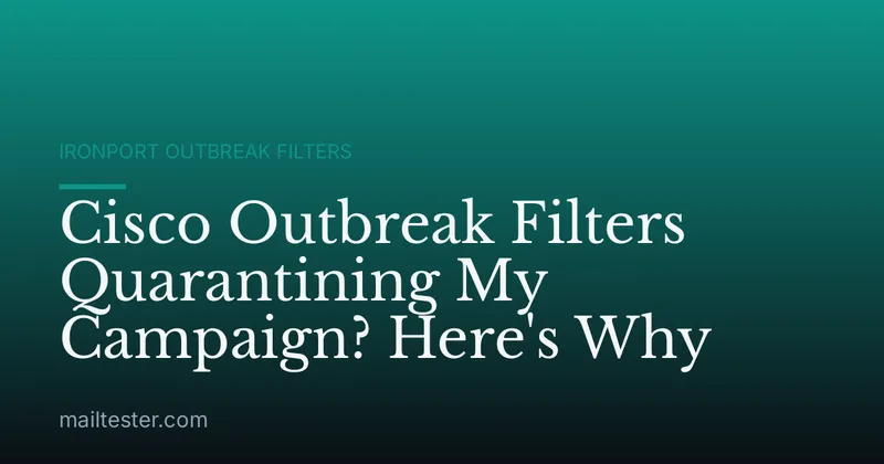 Cisco Outbreak Filters Quarantining My Campaign? Here's Why
