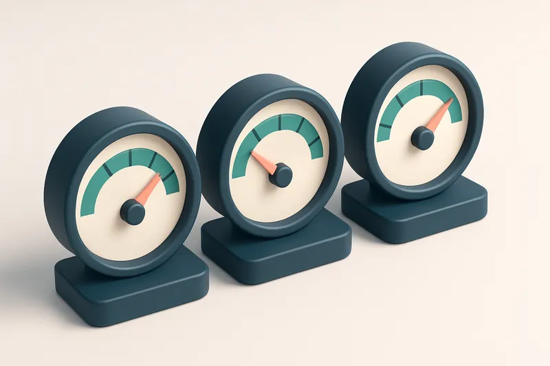 a row of three gauges labeled SMTP, DNS, and Catch-all