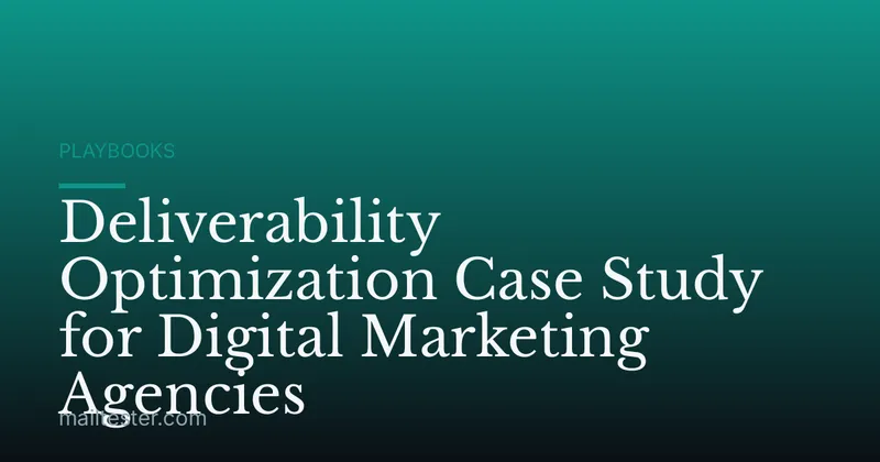 Deliverability Optimization Case Study for Digital Marketing Agencies