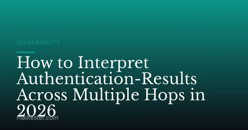 How to Interpret Authentication-Results Across Multiple Hops in 2026
