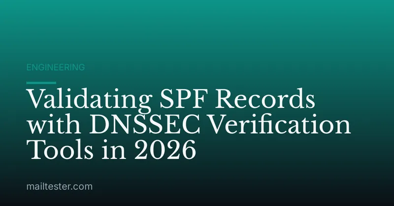 Validating SPF Records with DNSSEC Verification Tools in 2026