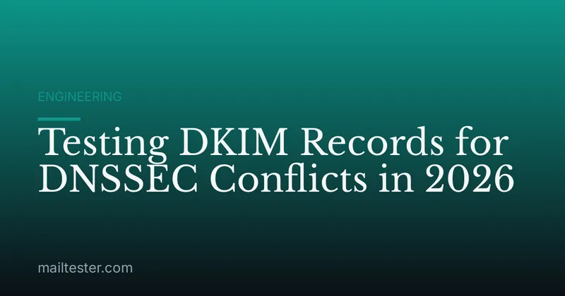 Testing DKIM Records for DNSSEC Conflicts in 2026