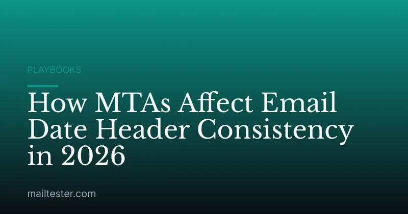 How MTAs Affect Email Date Header Consistency in 2026