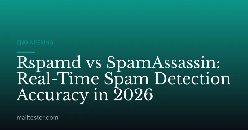 Rspamd vs SpamAssassin: Real-Time Spam Detection Accuracy in 2026