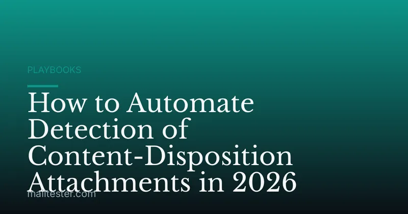How to Automate Detection of Content-Disposition Attachments in 2026