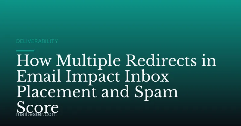 How Multiple Redirects in Email Impact Inbox Placement and Spam Score