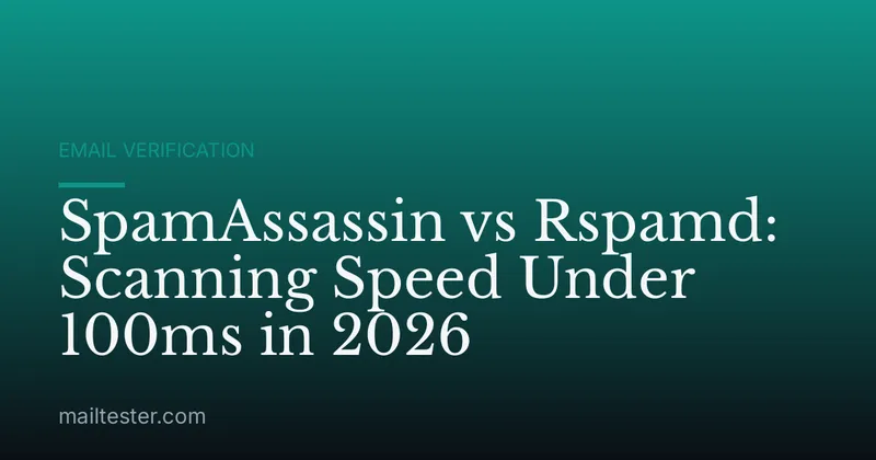 SpamAssassin vs Rspamd: Scanning Speed Under 100ms in 2026