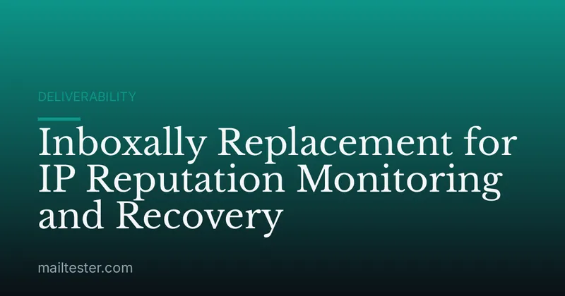 Inboxally Replacement for IP Reputation Monitoring and Recovery