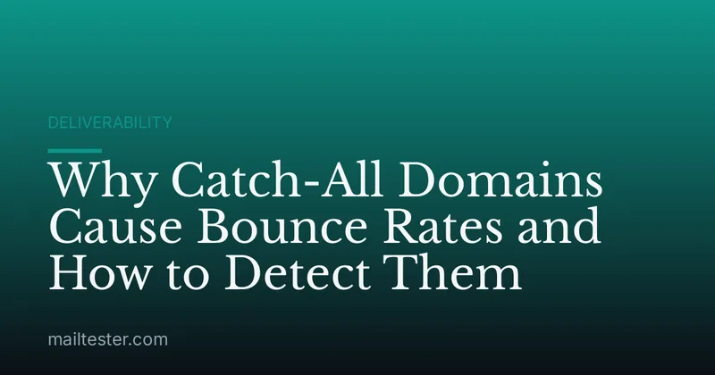 Why Catch-All Domains Cause Bounce Rates and How to Detect Them
