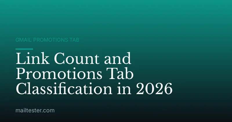 Link Count and Promotions Tab Classification in 2026