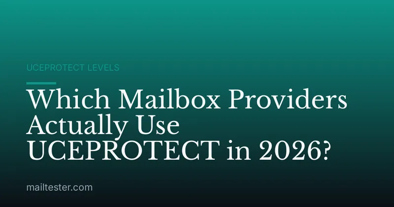 Which Mailbox Providers Actually Use UCEPROTECT in 2026?