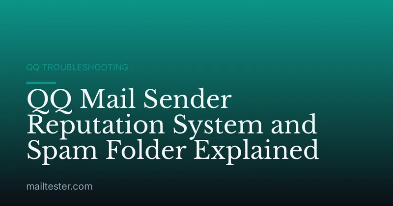 QQ Mail Sender Reputation System and Spam Folder Explained